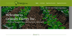 Desktop Screenshot of grimsbyenergy.com